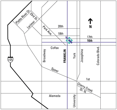 Map to Lineaux, Inc.